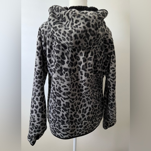 Covington Animal Print Fleece Coat Size L - Picture 3 of 5